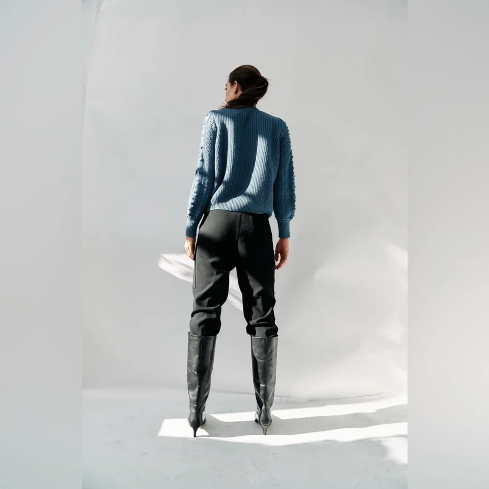 Sézane Solal Jumper in Vintage Blue | Size S - Picture 15 of 16